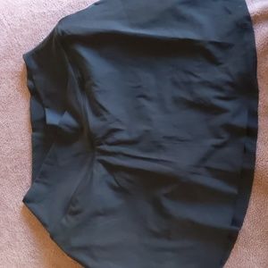 Halara black High Rise Cross Waist Lucid Tennis Skirt Athletic Skort